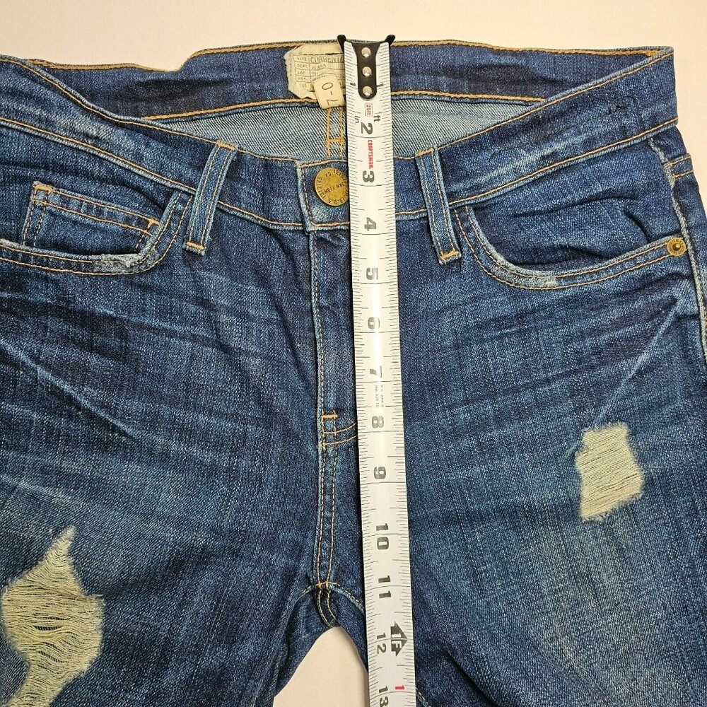 Current Elliott Stiletto Skinny Mid Rise Jeans Women's Size 27 Dark Blue 27x26" - Picture 13 of 14